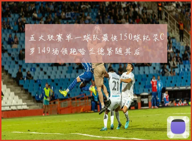 五大联赛单一球队最快150球纪录C罗149场领跑哈兰德紧随其后
